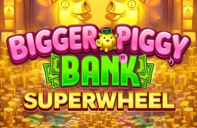 Cover van slot Bigger Piggy Bank Super Wheel